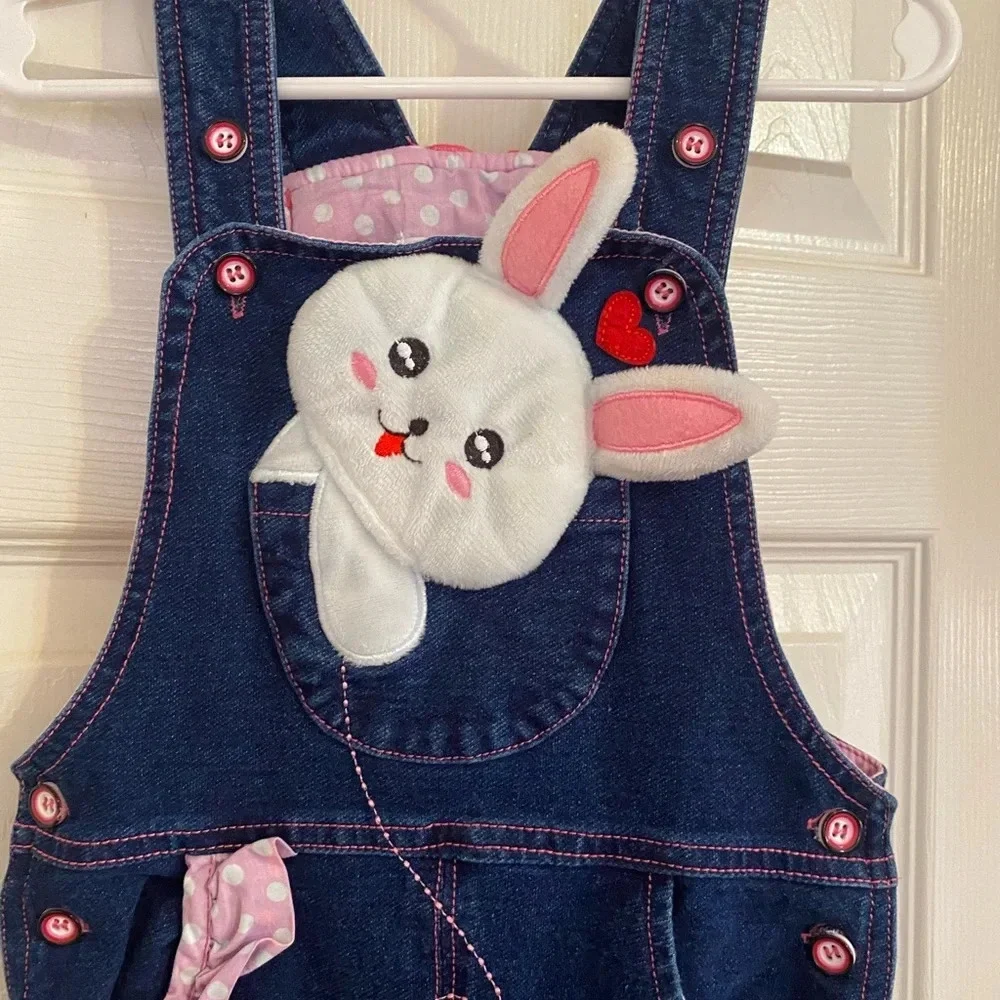 Boutique Bunny Overalls